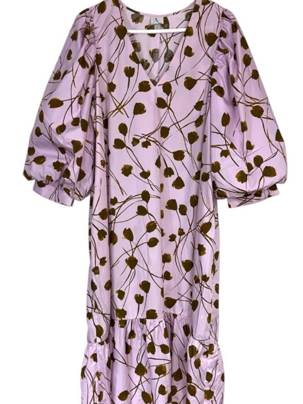 Target A New Day Puff Sleeve High low Dress - Picture 2 of 3